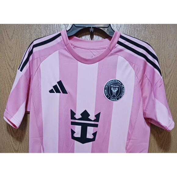 Lionel Messi (Adidas)-(Inter)-(Miami)-(Pink)-(Jersey)-(New)-(Size:M)-$95.00 - Picture 5 of 12